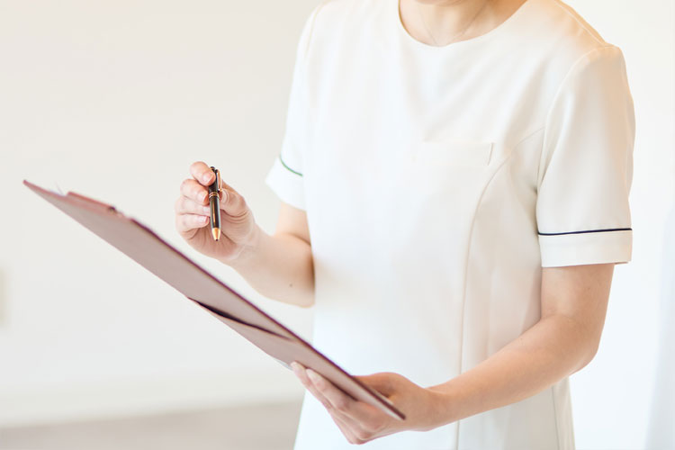 受付・問診票記載